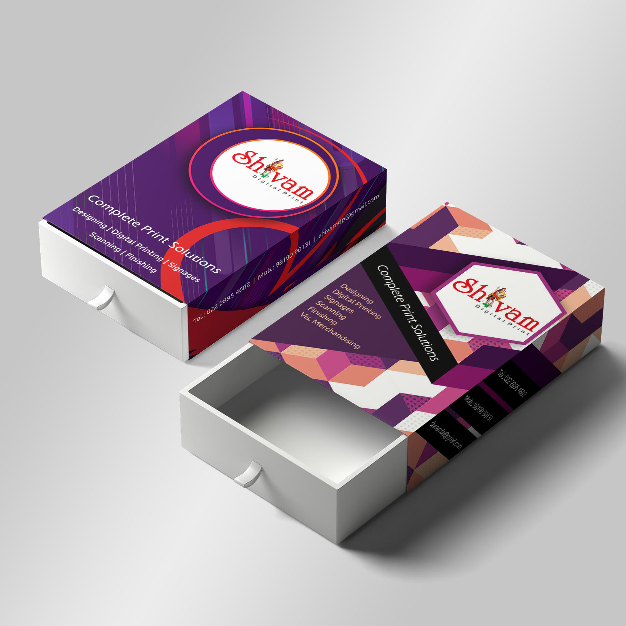 Package Designs for Business Card Box