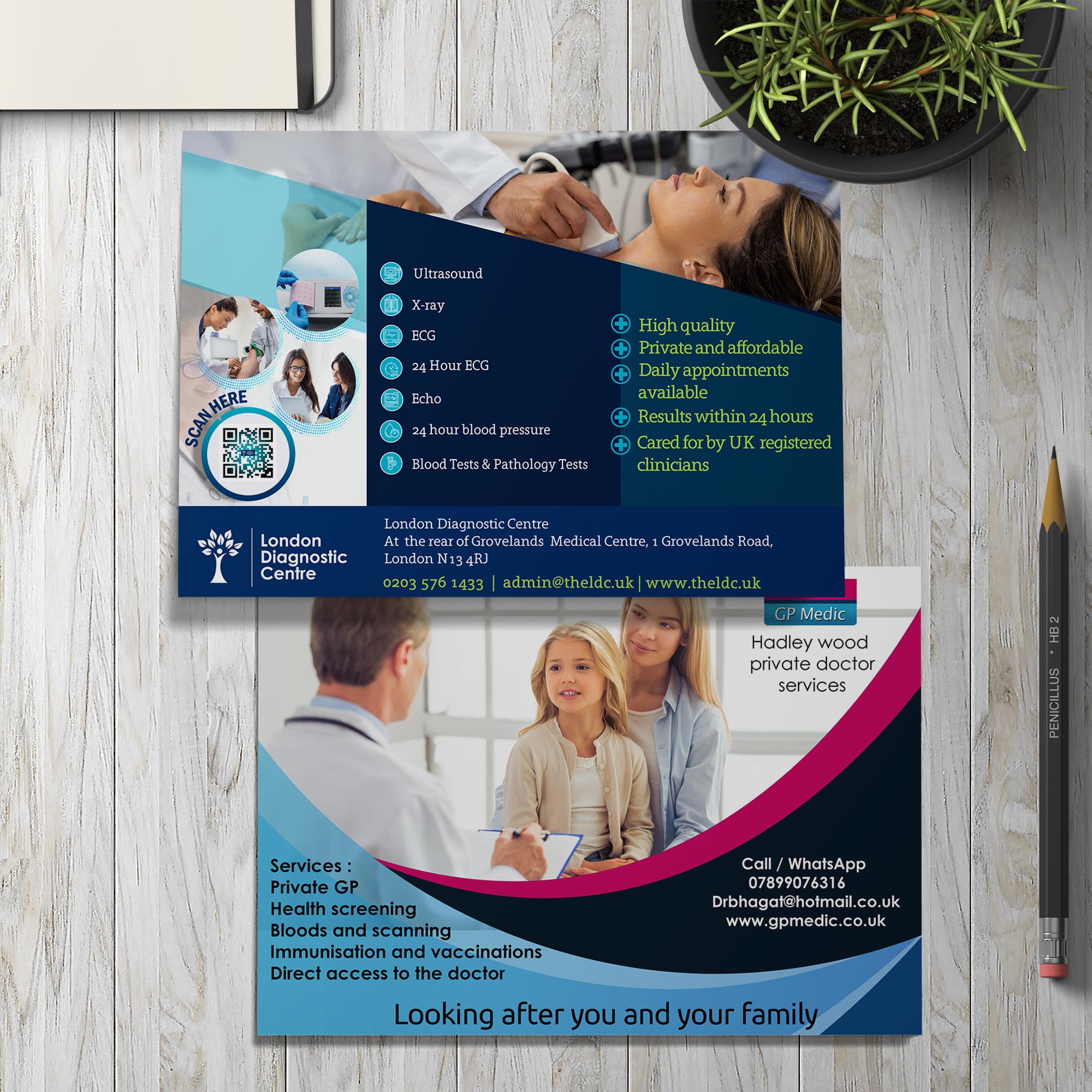 Flyers for Doctors or Medical Services